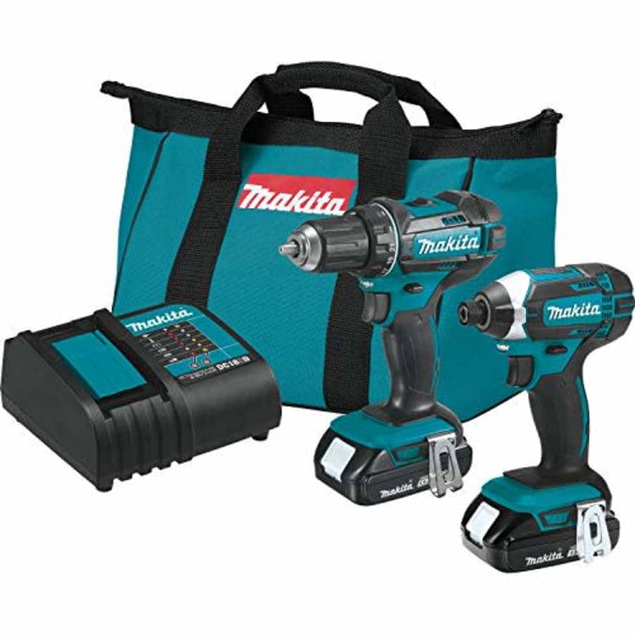 Certified Refurbished Makita 18V LXT 2-Tool Combo KT w/2 Batteries $110 FS for $233