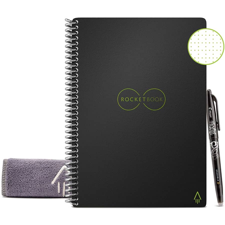 Rocketbook Smart Reusable Letter Size Notebook for $34