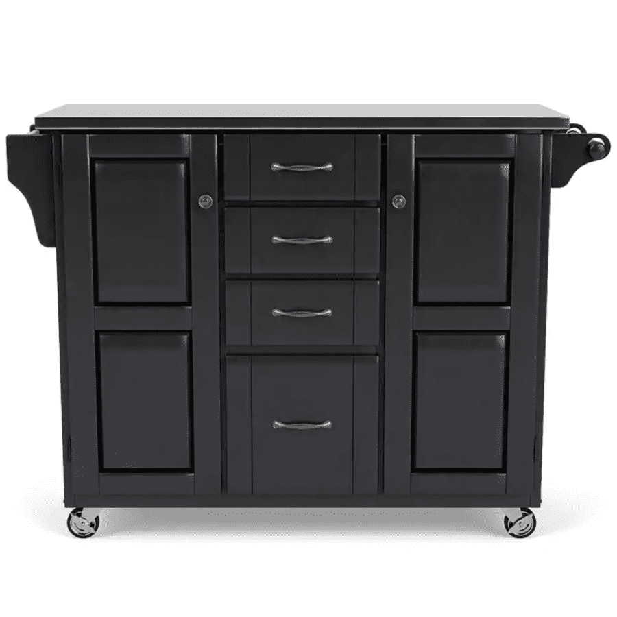 Homestyles Create-a-Cart Kitchen Cart with Stainless Top for $230 Homestyles Create-a-Cart Kitchen Cart with Stainless Top for $230