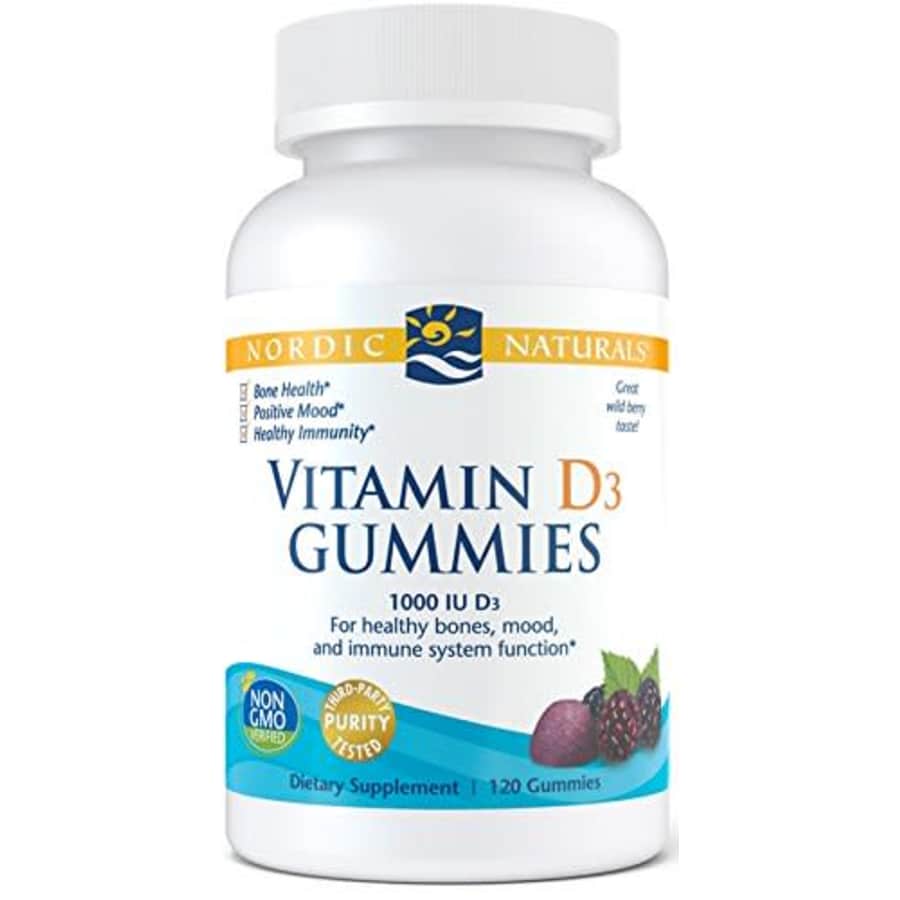 Nordic Naturals Vitamin D3 Gummies - Healthy Bones, Mood, and Immune System Function*, 120 Count for $18 Nordic Naturals Vitamin D3 Gummies - Healthy Bones, Mood, and Immune System Function*, 120 Count for $18
