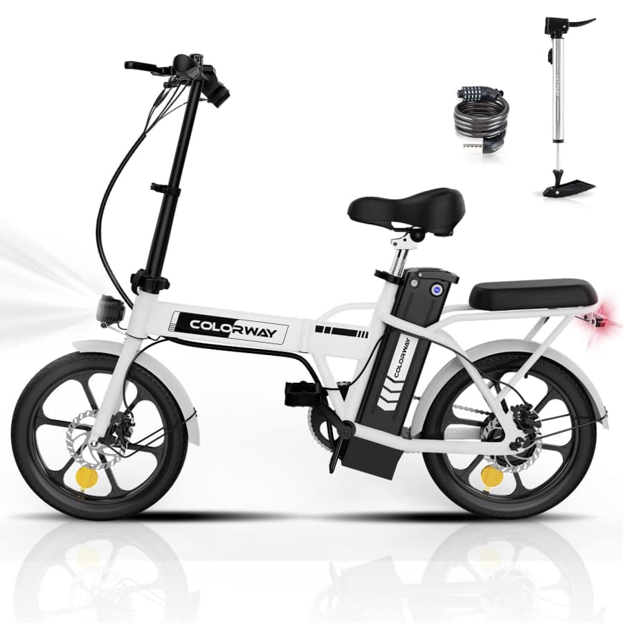 Colorway 36V 8.4AH 500W Foldable Electric Bike for $459 Colorway 36V 8.4AH 500W Foldable Electric Bike for $459