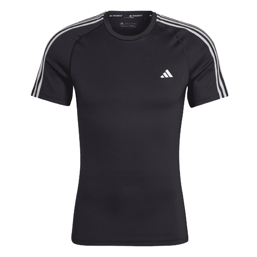 adidas Men's Techfit 3-Stripes Training T-Shirt for $20 for members adidas Men's Techfit 3-Stripes Training T-Shirt for $20 for members