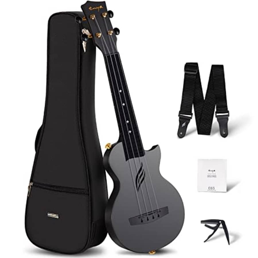 Enya 21" Carbon Fiber Soprano Ukulele Kit for $40 w/ Prime
