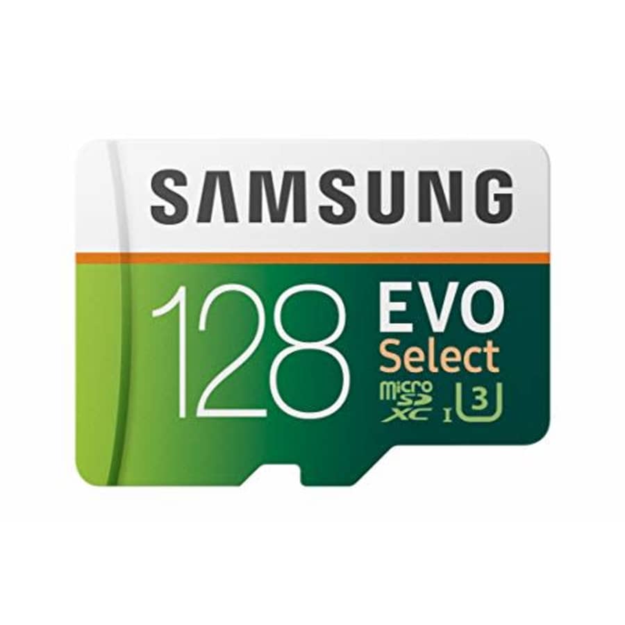 SAMSUNG: EVO Select 128GB MicroSDXC UHS-I U3 100MB/s Full HD & 4K UHD Memory Card with Adapter for $34