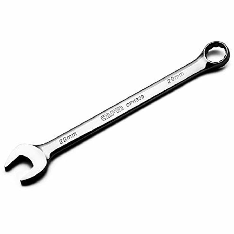 Capri Tools SmartKrome Combination Wrench, 12 Point, Metric (29 mm), CP11329 for $20 Capri Tools SmartKrome Combination Wrench, 12 Point, Metric (29 mm), CP11329 for $20