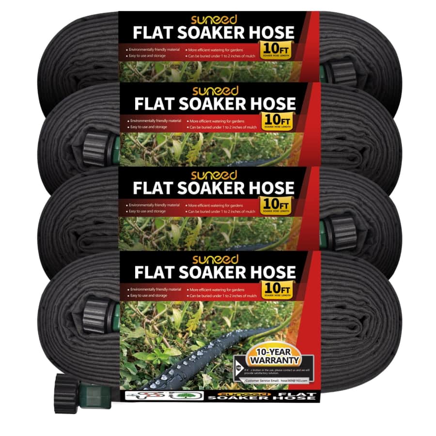 Sunifier 10-Foot Flat Soaker Hose 4-Pack for $25 Sunifier 10-Foot Flat Soaker Hose 4-Pack for $25