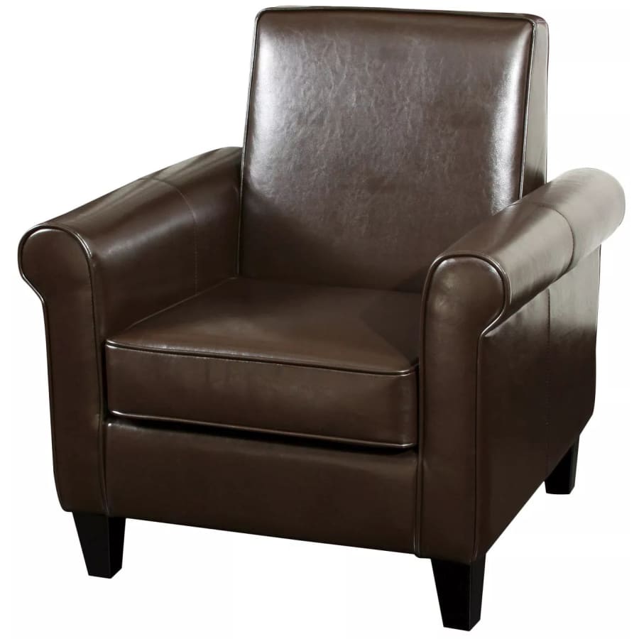 Noble House Freemont Bonded Leather Club Chair for $176 Noble House Freemont Bonded Leather Club Chair for $176