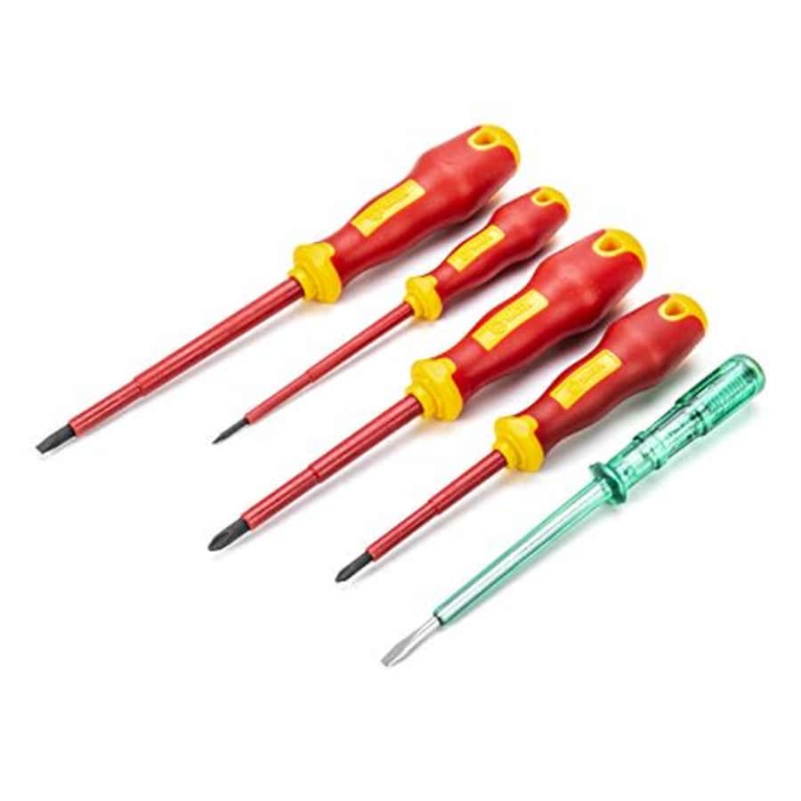 SATA 5-Piece VDE Insulated Screwdriver Set - ST09302U for $16 SATA 5-Piece VDE Insulated Screwdriver Set - ST09302U for $16