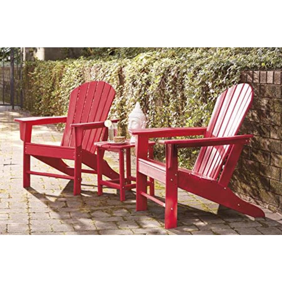 Signature Design by Ashley Sundown Treasure Outdoor Patio HDPE Weather Resistant Adirondack Chair, for $175 Signature Design by Ashley Sundown Treasure Outdoor Patio HDPE Weather Resistant Adirondack Chair, for $175
