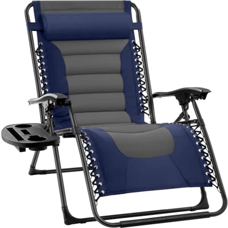Best Choice Products Oversized Padded Zero Gravity Chair, Folding Outdoor Patio Recliner, XL Anti for $72 Best Choice Products Oversized Padded Zero Gravity Chair, Folding Outdoor Patio Recliner, XL Anti for $72