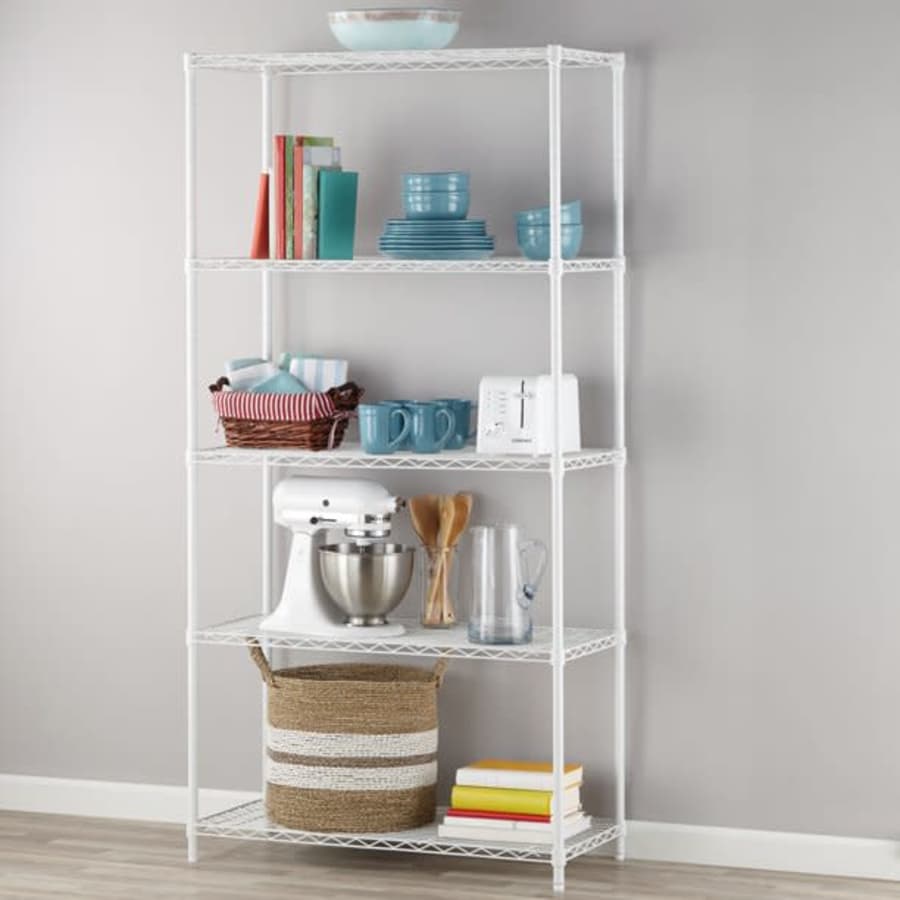 Hyper Tough 36" x 72" 5-Shelf Wire Shelving Unit for $69