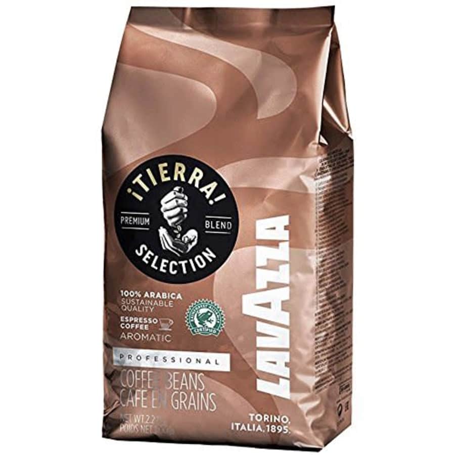 Lavazza Tierra! Selection Whole Bean Coffee Blend, Medium Roast, 2.2-Pound Bag for $57