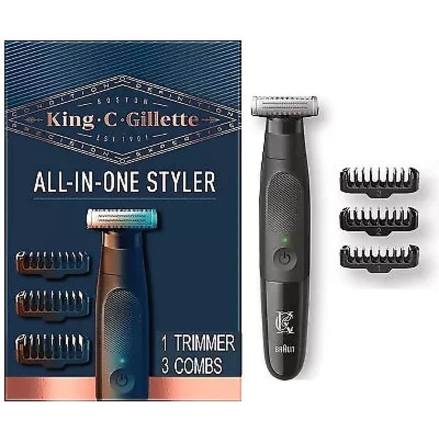 King C. Gillette XT3000 Men's Style Master Cordless Stubble Trimmer for $18 King C. Gillette XT3000 Men's Style Master Cordless Stubble Trimmer for $18