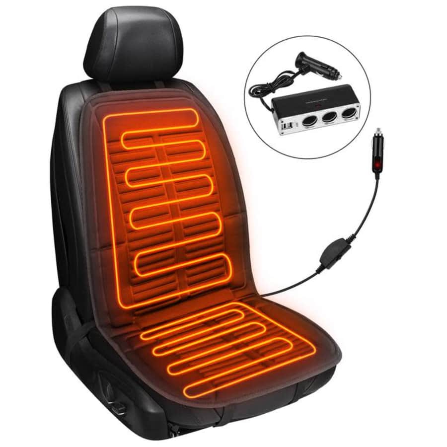 Joytutus Electric Heated Car Cushion for $19 Joytutus Electric Heated Car Cushion for $19