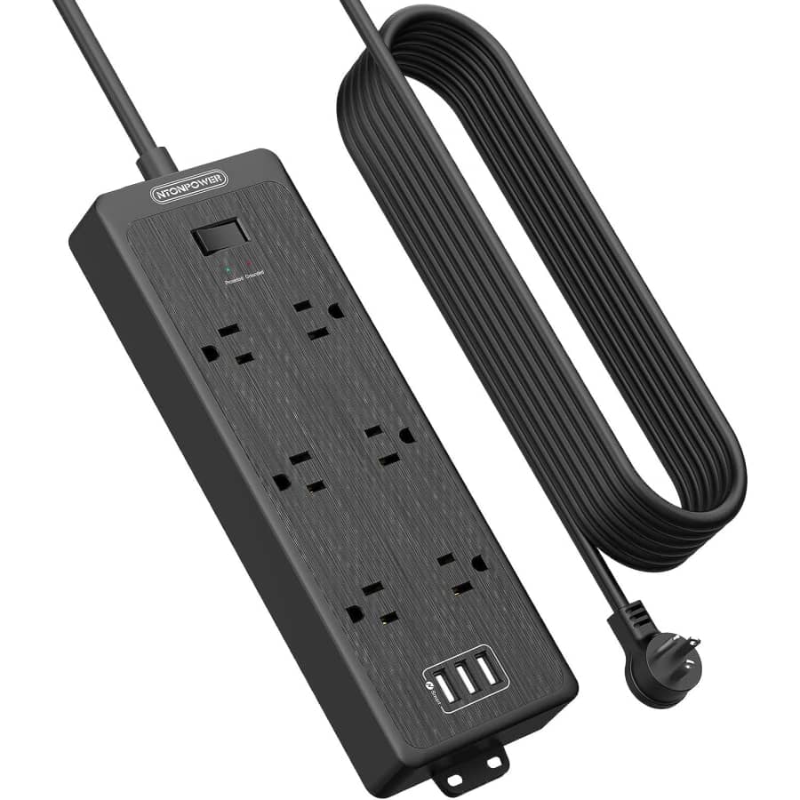 Ntonpower Power Strip w/ 25-Ft. Extension Cord for $20
