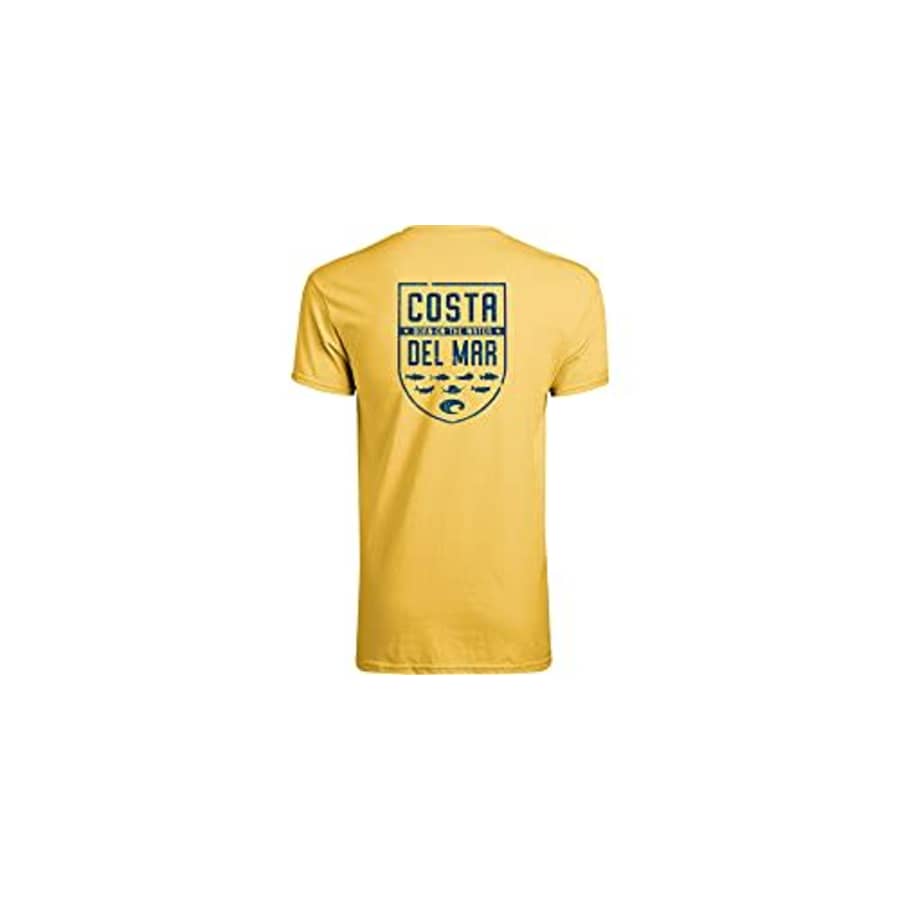 Costa Del Mar Men's Species Shield Short Sleeve T Shirt, Butter, Small for $20 Costa Del Mar Men's Species Shield Short Sleeve T Shirt, Butter, Small for $20