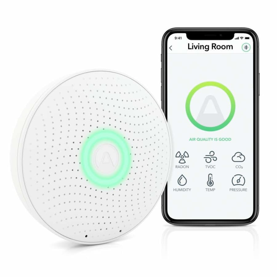 Airthings Wave Plus Radon Indoor Air Quality Monitor Detector for $180 Airthings Wave Plus Radon Indoor Air Quality Monitor Detector for $180
