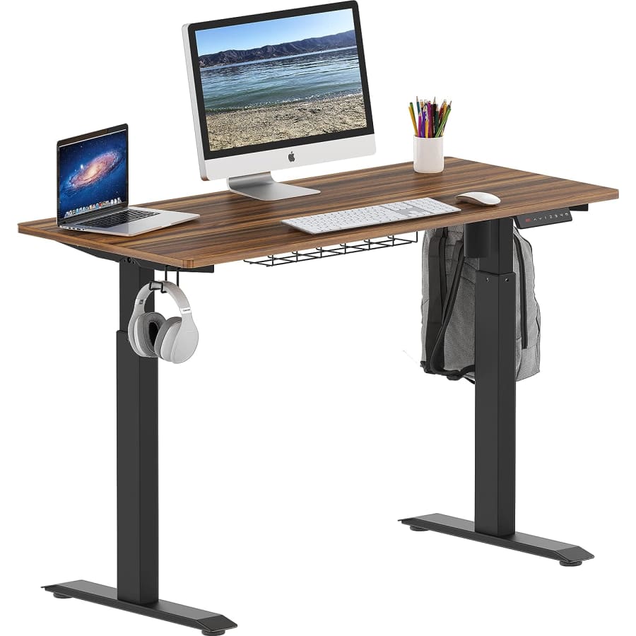 SHW 48" Electric Height-Adjustable Standing Desk for $149