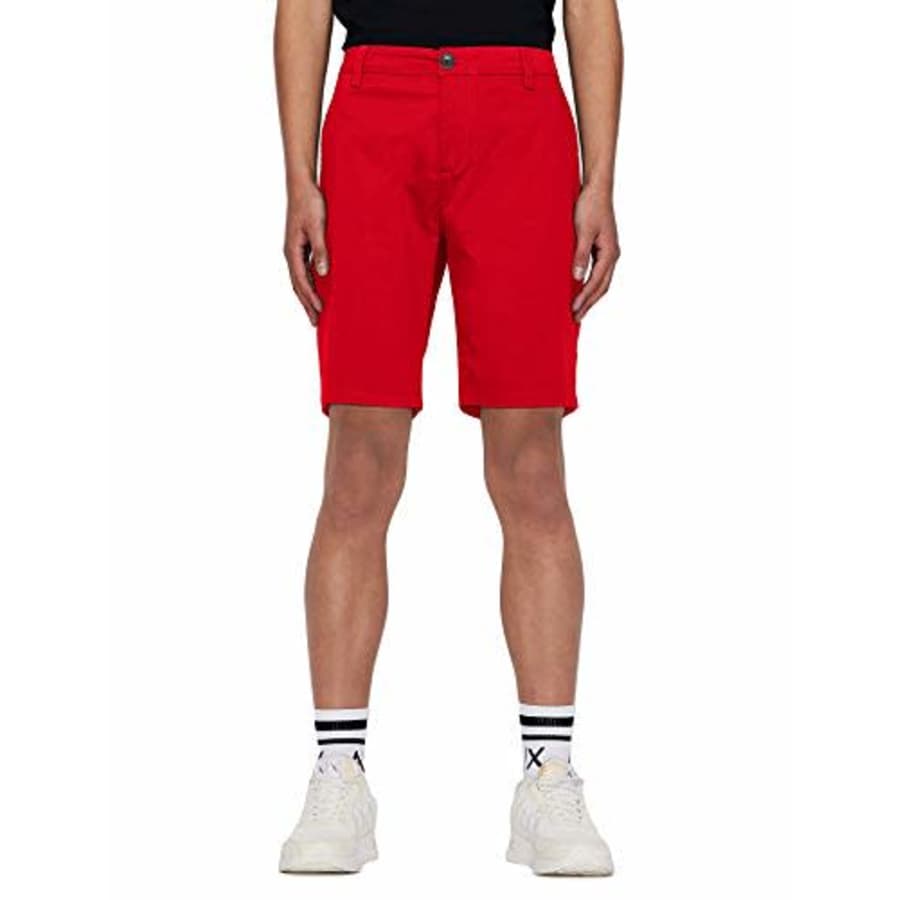 A|X Armani Exchange Men's Classic Bermuda Shorts, Absolute Red, 31 for $40 A|X Armani Exchange Men's Classic Bermuda Shorts, Absolute Red, 31 for $40