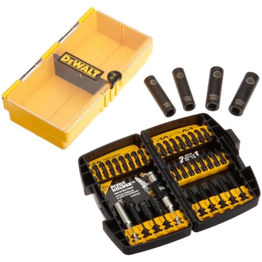 DeWalt 38-Piece Impact Ready Accessory Set for $31 DeWalt 38-Piece Impact Ready Accessory Set for $31