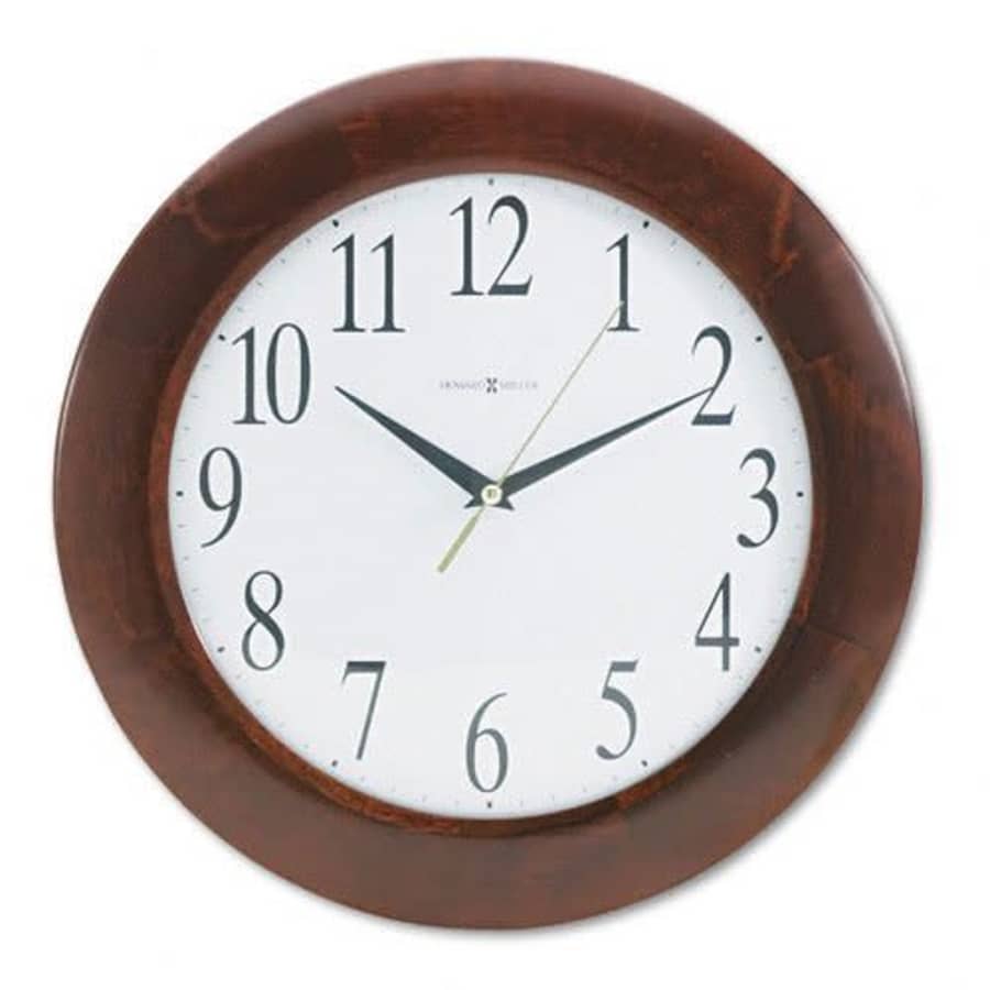 Howard Miller - Corporate Wall Clock 12-3/4" Cherry "Product Category: Office Furniture/Clocks" for $55