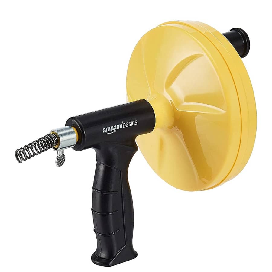 Amazon Basics 25-ft. Plumbing Snake and Storage Bag for $15