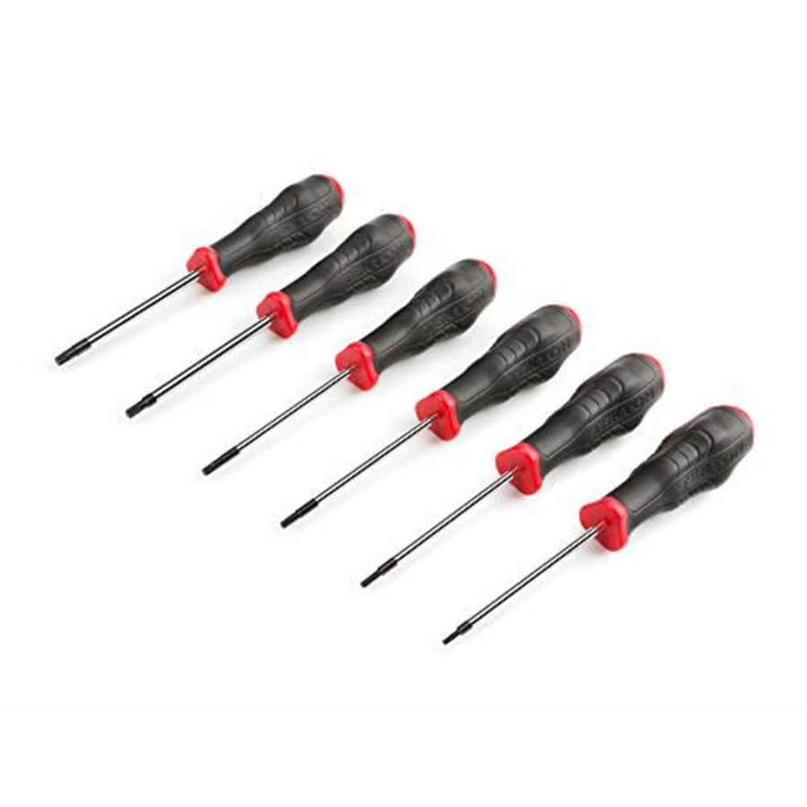 TEKTON Torx High-Torque Chrome Blade Screwdriver Set, 6-Piece (T10-T30) | Made in USA | DHT43001 for $30 TEKTON Torx High-Torque Chrome Blade Screwdriver Set, 6-Piece (T10-T30) | Made in USA | DHT43001 for $30