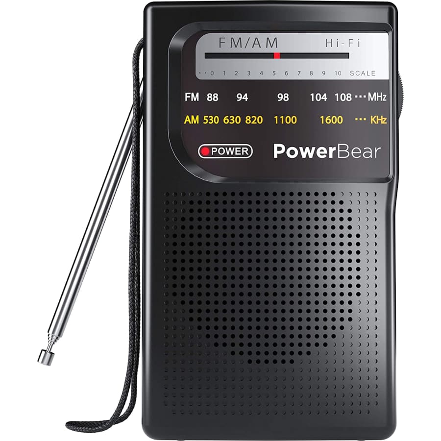 PowerBear Portable AM/FM Radio for $15 PowerBear Portable AM/FM Radio for $15