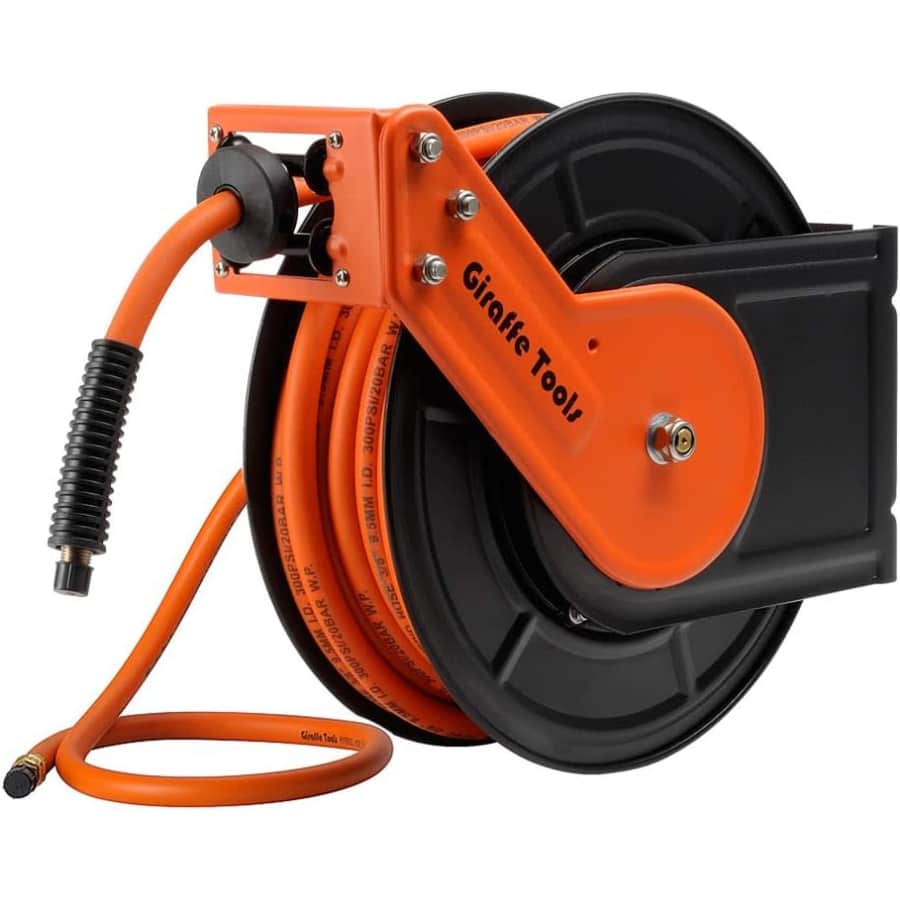 Giraffe Tools Air Hose Reel Wall Mount for $90 Giraffe Tools Air Hose Reel Wall Mount for $90