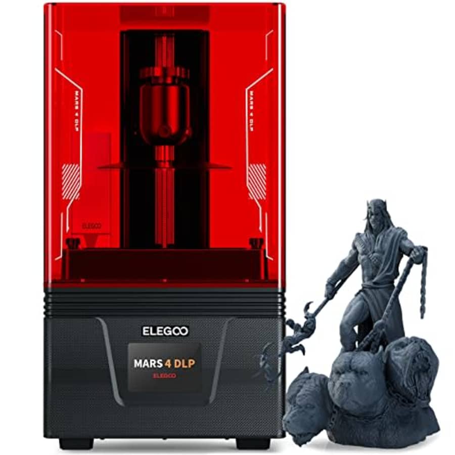 ELEGOO Mars 4 DLP 3D Printer, Desktop Resin 3D Printer with Ultra-Quiet Printing, 20000+ Hours for $391