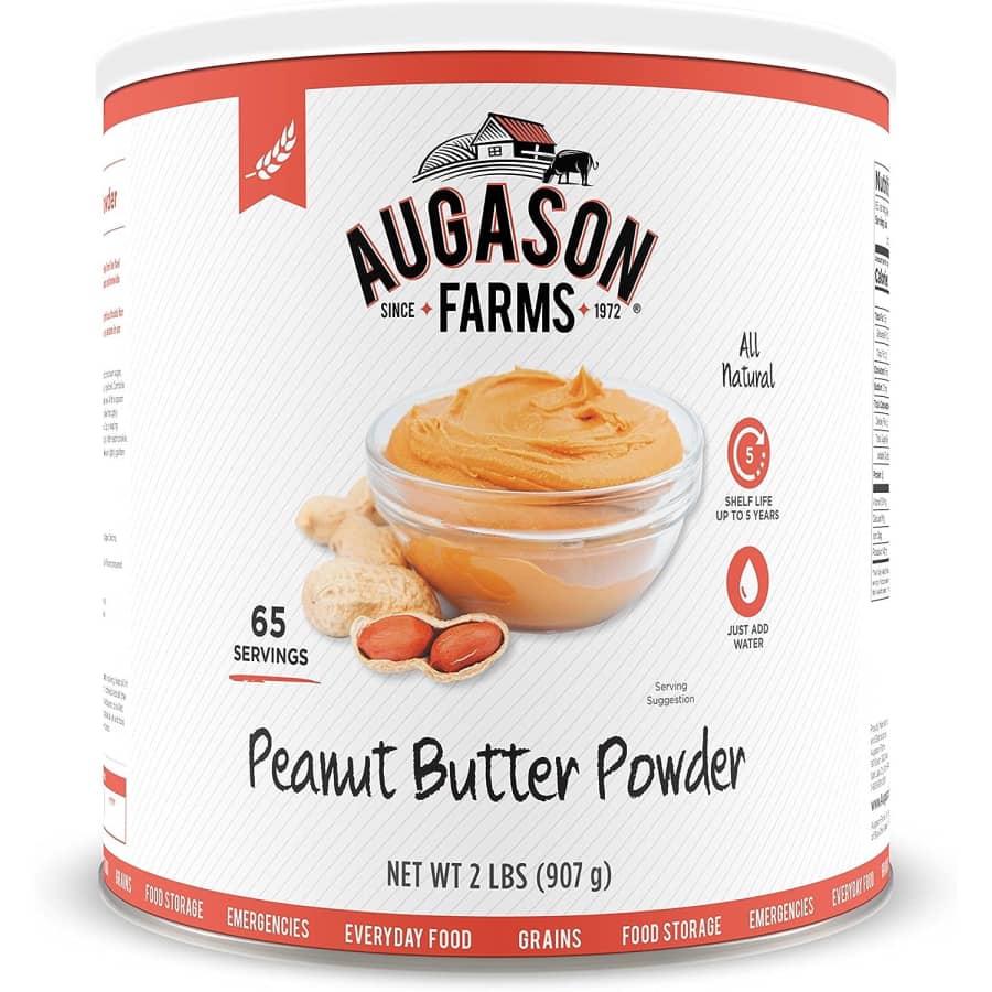 Augason Farms 2-lb. Peanut Butter Powder for $15