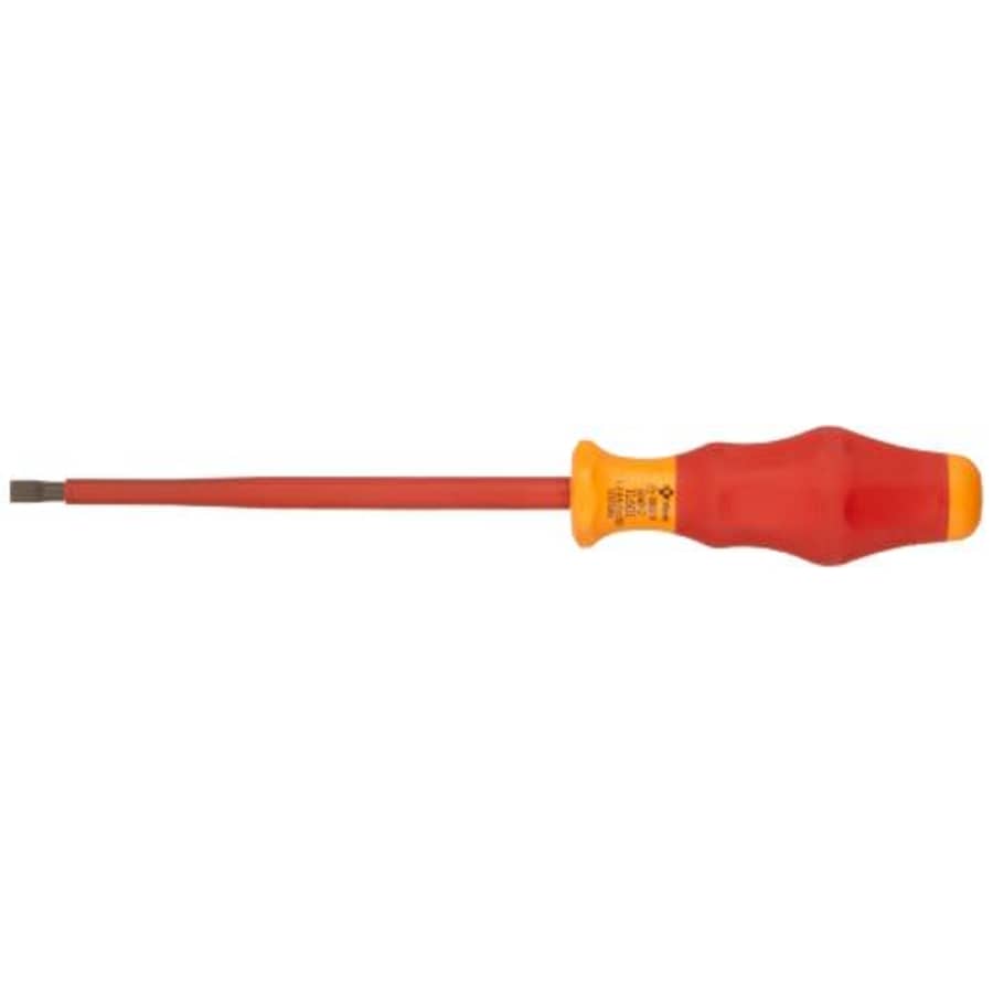 Wera 05031588001 Kraftform Comfort VDE 1160i Slotted Insulated Screwdriver, 6.5mm Head, 150mm Blade for $10