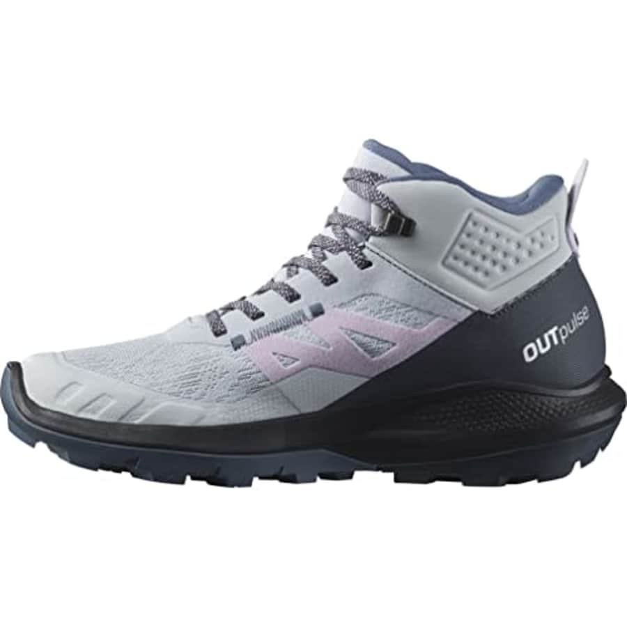 Salomon Outpulse Mid GTX for Women Hiking Shoe, Arctic Ice, 8.5 for $74 Salomon Outpulse Mid GTX for Women Hiking Shoe, Arctic Ice, 8.5 for $74