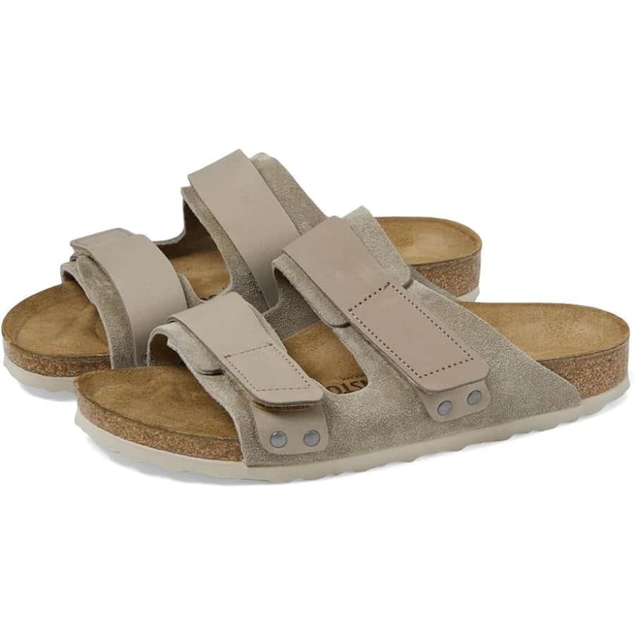 Birkenstock Adults' Uji Nubuck/Suede Sandals for $84 Birkenstock Adults' Uji Nubuck/Suede Sandals for $84