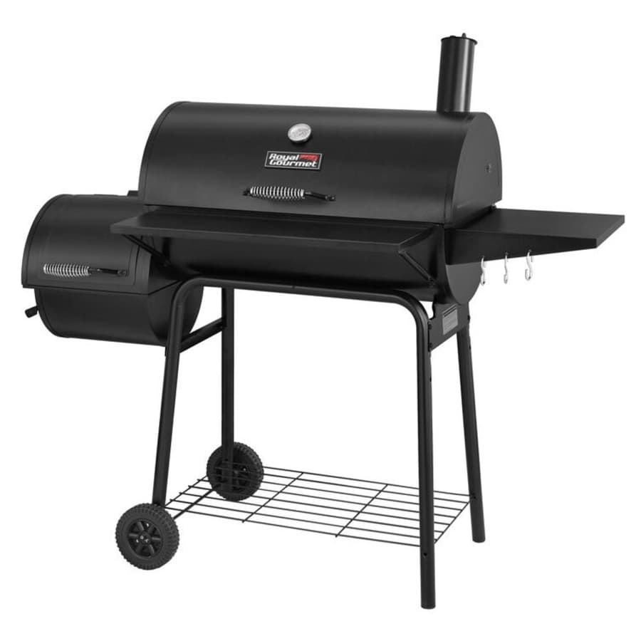 Royal Gourmet Charcoal Grill and Offset Smoker for $125 Royal Gourmet Charcoal Grill and Offset Smoker for $125