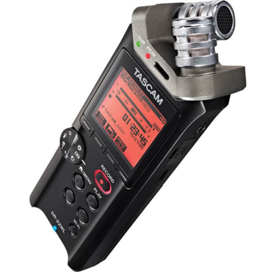 Tascam 2-Channel Portable Digital Recorder for $77