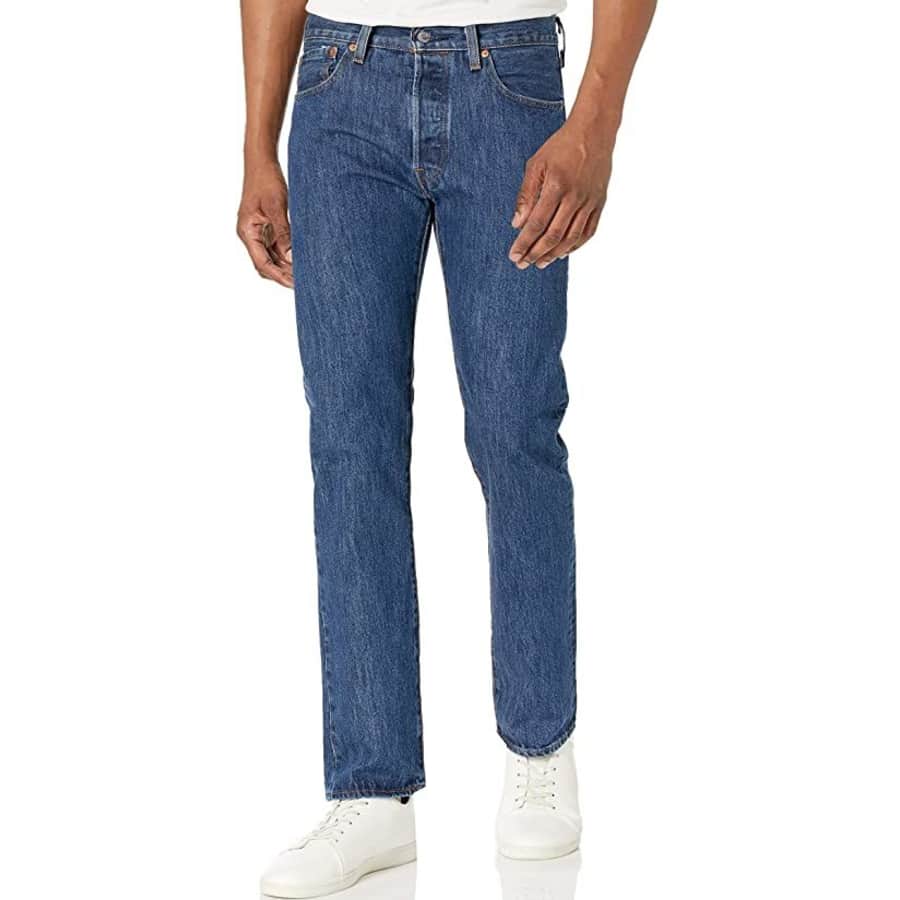 Levi's Men's Big & Tall 501 Original-Fit-Jeans for $56 Levi's Men's Big & Tall 501 Original-Fit-Jeans for $56