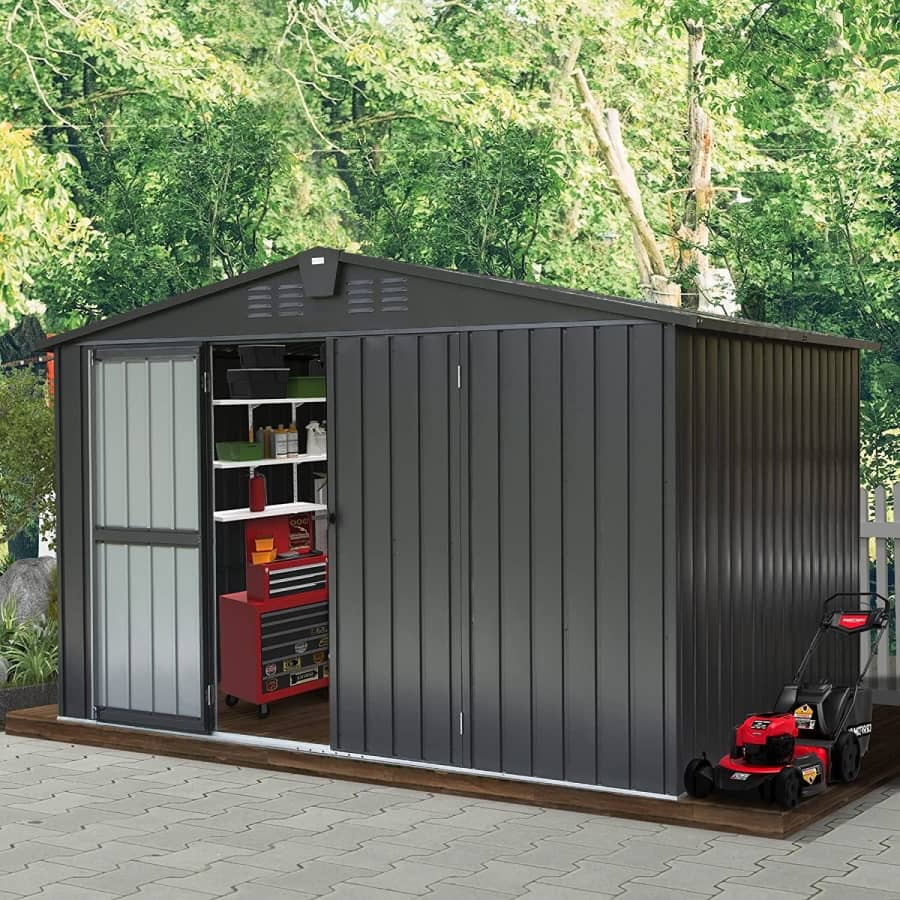 Domi 10x8-Foot Storage Shed: $420