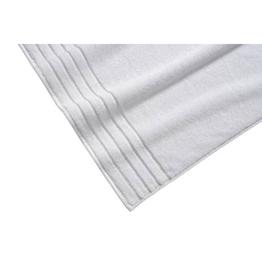 AmazonCommercial 100% Egyptian Cotton Bath Towel Set - Pack of 6, 30 x 56 Inches, 700 GSM, White for $77