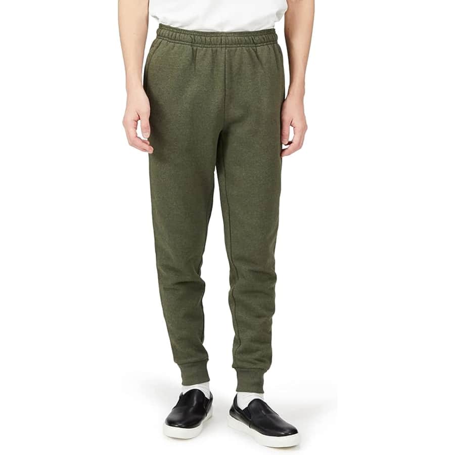 Amazon Essentials Men's Fleece Jogger Pants From $5.30