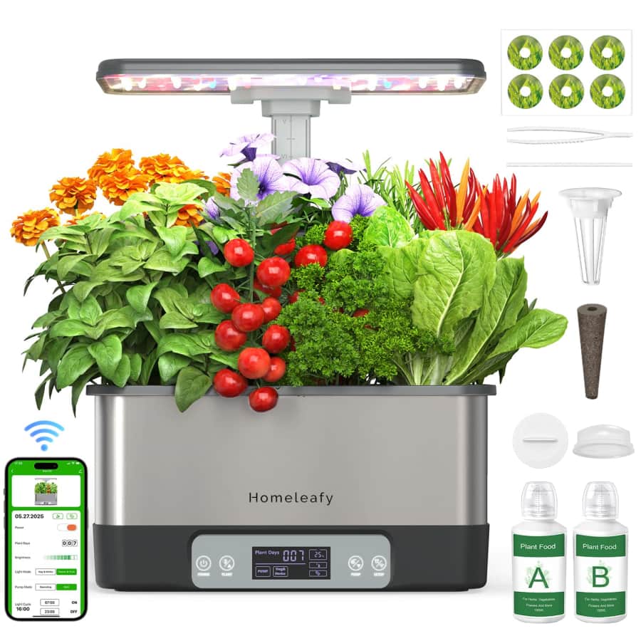 Homeleafy 8-Pod Hydroponics Indoor Garden: $54.99 Homeleafy 8-Pod Hydroponics Indoor Garden: $54.99