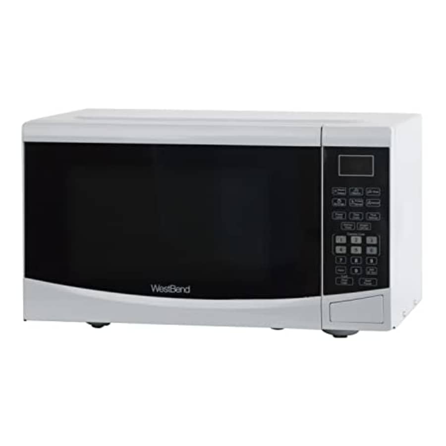 West Bend WBMW92W Microwave Oven 900-Watts Compact with 6 Pre Cooking Settings, Speed Defrost, for $100 West Bend WBMW92W Microwave Oven 900-Watts Compact with 6 Pre Cooking Settings, Speed Defrost, for $100