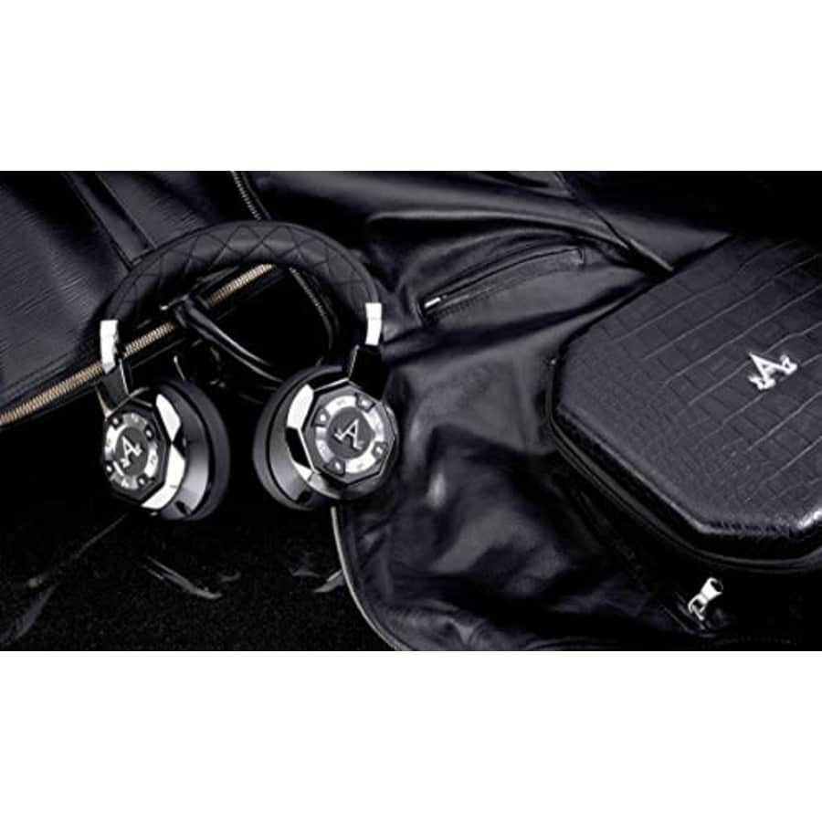 A-Audio A01 High Definition Headphones, Black/Liquid Chrome for $100