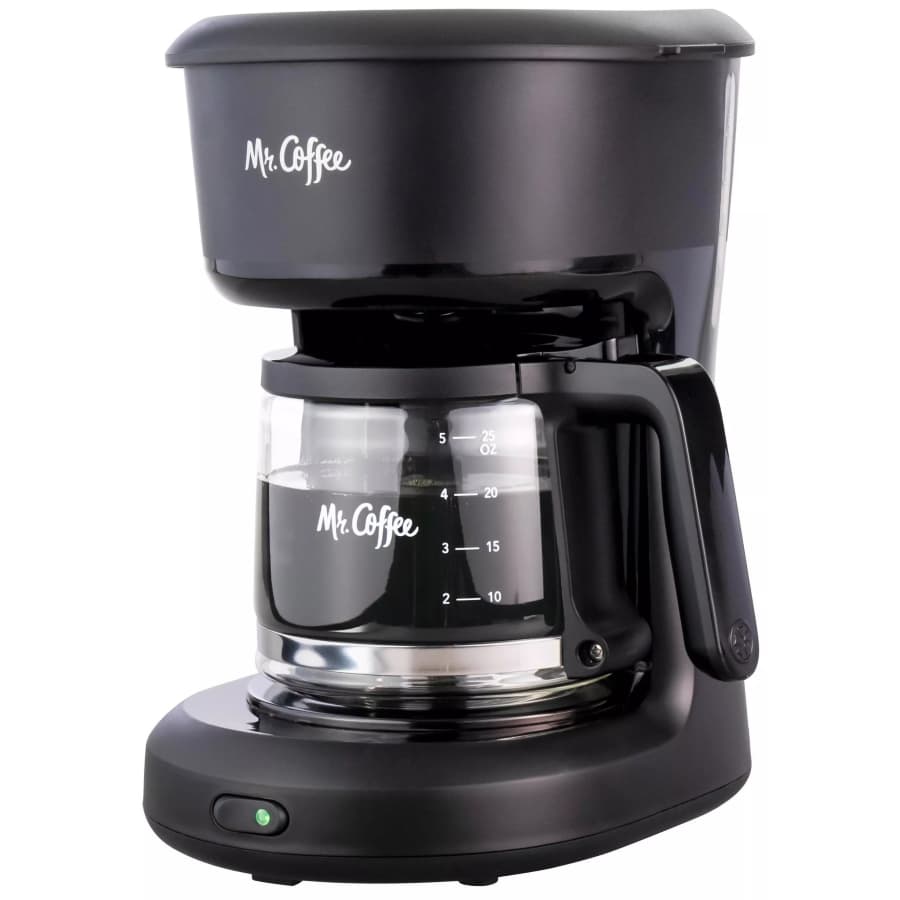 Mr. Coffee 5-Cup Coffee Maker for $25 Mr. Coffee 5-Cup Coffee Maker for $25