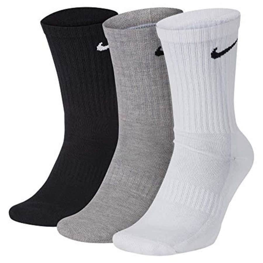 Nike Everyday Cushion Crew Training Socks, Unisex Nike Socks with Sweat-Wicking Technology and for $13 Nike Everyday Cushion Crew Training Socks, Unisex Nike Socks with Sweat-Wicking Technology and for $13