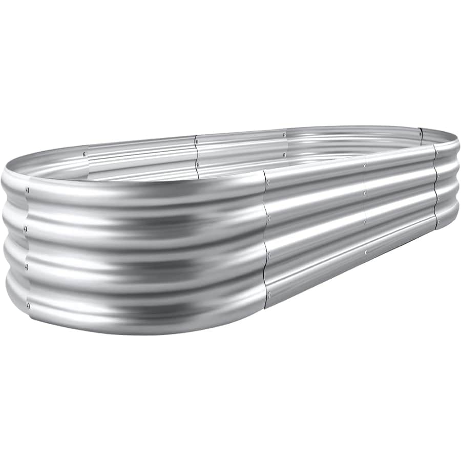 Land Guard Galvanized Raised Garden Bed Kit for $32 Land Guard Galvanized Raised Garden Bed Kit for $32
