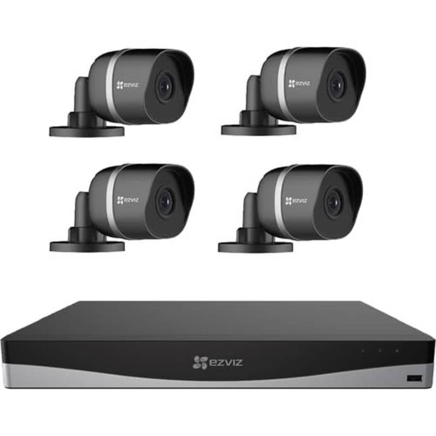 Ezviz 4-Camera 8-Channel NVR Security System for $200 Ezviz 4-Camera 8-Channel NVR Security System for $200