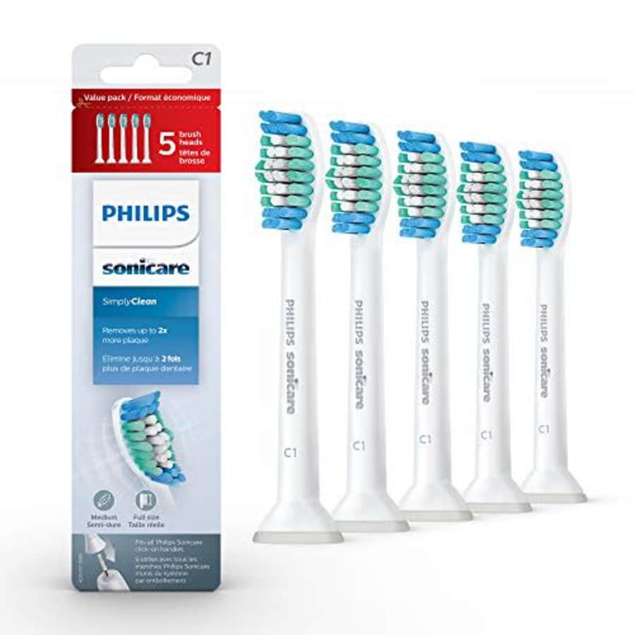 Sonicare SimplyClean HX6015/03 5-pk. standard sonic toothbrush heads for $40 Sonicare SimplyClean HX6015/03 5-pk. standard sonic toothbrush heads for $40