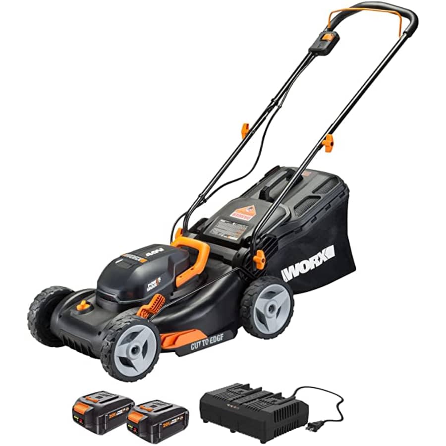 Worx 2x20V 16" 4Ah Cordless Lawn Mower w/ Mulching & Intellicut for $413 Worx 2x20V 16" 4Ah Cordless Lawn Mower w/ Mulching & Intellicut for $413