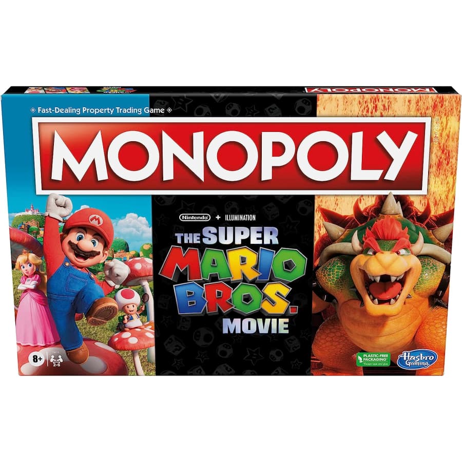 Monopoly The Super Mario Bros. Movie Edition Board Game for $22 Monopoly The Super Mario Bros. Movie Edition Board Game for $22